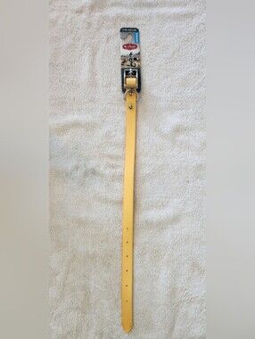 NWT MuttNation Waterproof Dog Collar Belt Style 12-18 in. S/M Color Yellow